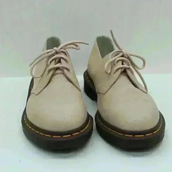 Dr. Martens 23722 Unisex Tan Leather 3 Eye Oxfords Shoes Size US W 9/ M 7 - Picture 5 of 11